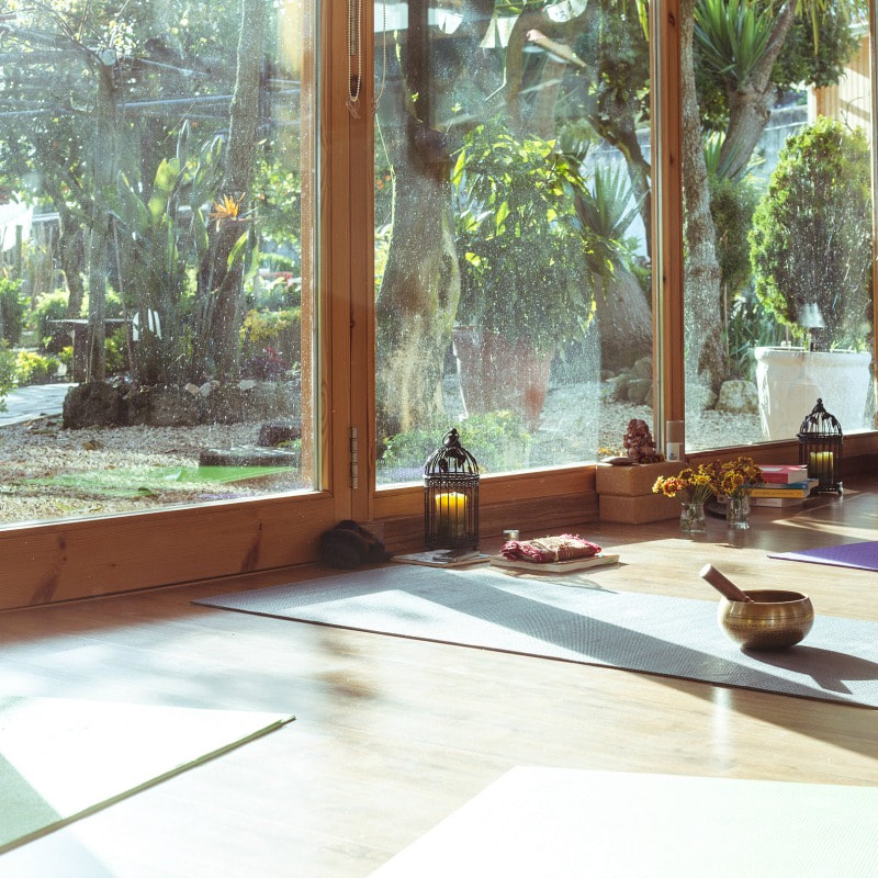 Yoga practice space
